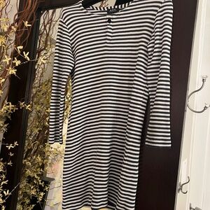 APC Striped Cotton Dress